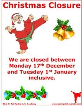 Christmas Closure