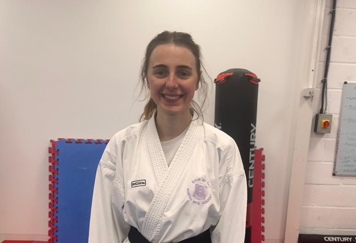Karate class for ladies and men in Winchester