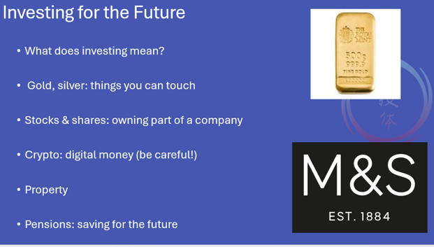 Financial literacy taught at Shin Gi Tai Martial Arts Academy in Winchester